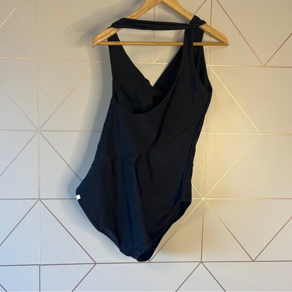 Summersalt The Sidestroke One Piece Swimsuit Sea Urchin Black - Picture 3 of 8